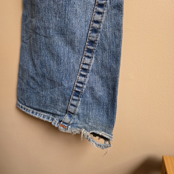 RARE Vintage Y2K True Religion Ashbury Patchwork Flare Jeans Sz 27 Women's - Picture 14 of 16